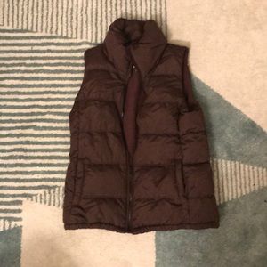 Brown Puffy vest